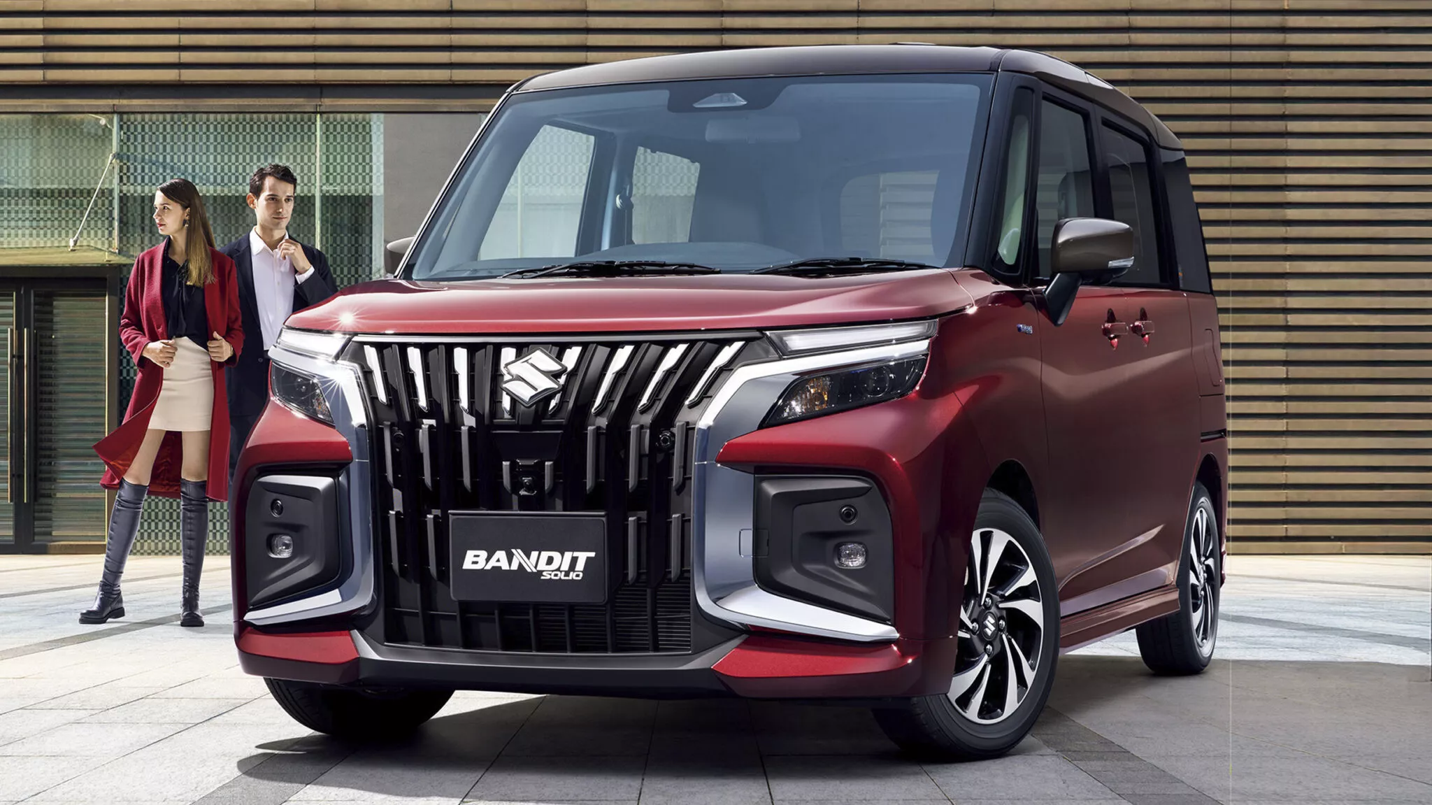 Suzuki Solio Bandit Cəsur Üzlü Kiçik Yapon Minivenin ilk görüntüləri.... 